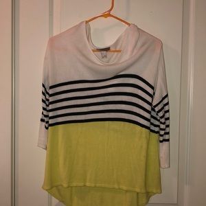 Striped 3/4 sleeve